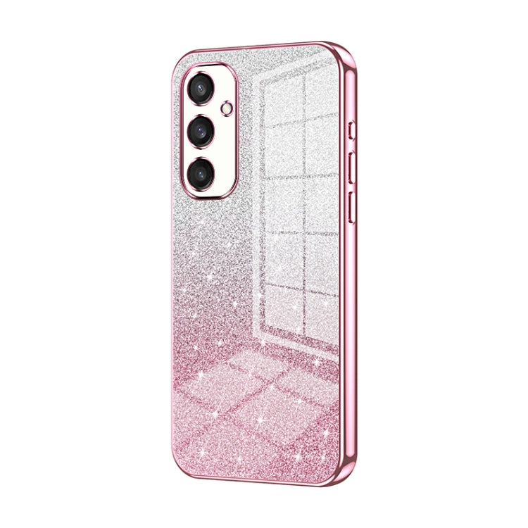 Custodia per telefono elettrolitica in polvere glitterata sfumata, For Samsung Galaxy S24 5G, For Samsung Galaxy A05, For Samsung Galaxy A05s