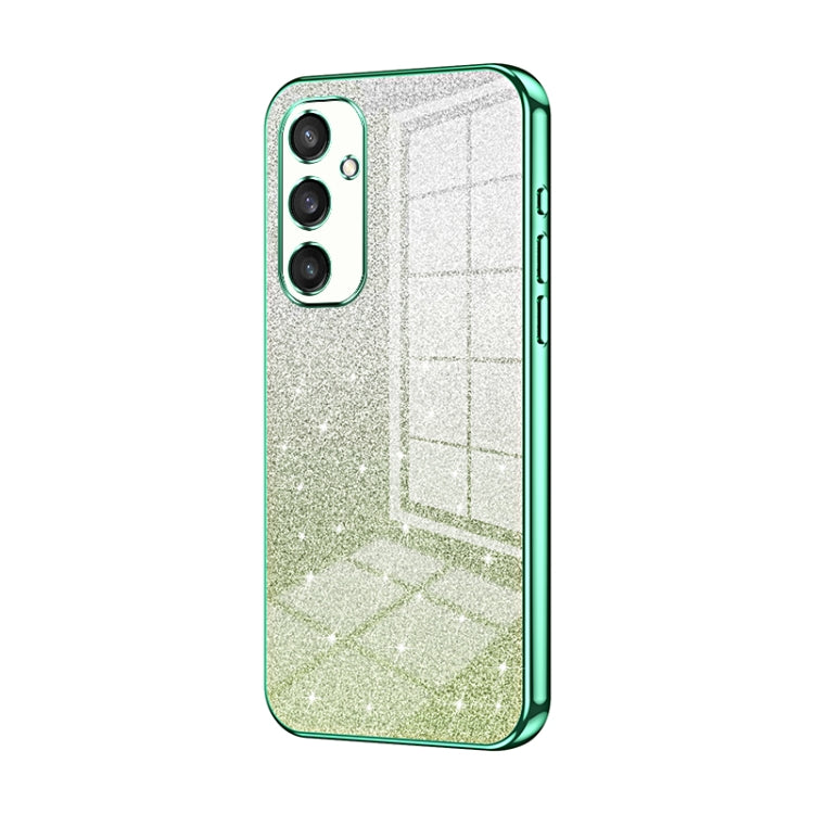 Custodia per telefono elettrolitica in polvere glitterata sfumata, For Samsung Galaxy S24 5G, For Samsung Galaxy A05, For Samsung Galaxy A05s