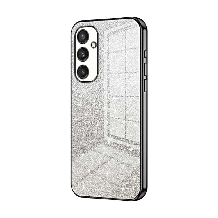 Custodia per telefono elettrolitica in polvere glitterata sfumata, For Samsung Galaxy C55, For Samsung Galaxy S24 Ultra 5G, For Samsung Galaxy S24+ 5G