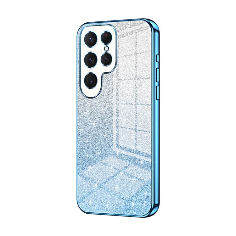 Custodia per telefono elettrolitica in polvere glitterata sfumata, For Samsung Galaxy C55, For Samsung Galaxy S24 Ultra 5G, For Samsung Galaxy S24+ 5G