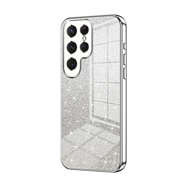 Custodia per telefono elettrolitica in polvere glitterata sfumata, For Samsung Galaxy C55, For Samsung Galaxy S24 Ultra 5G, For Samsung Galaxy S24+ 5G