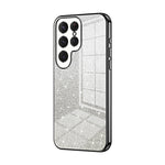 Custodia per telefono elettrolitica in polvere glitterata sfumata, For Samsung Galaxy C55, For Samsung Galaxy S24 Ultra 5G, For Samsung Galaxy S24+ 5G