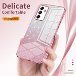 Custodia per telefono elettrolitica in polvere glitterata sfumata, For Samsung Galaxy A13 4G, For Samsung Galaxy S22 Ultra 5G, For Samsung Galaxy S22+ 5G