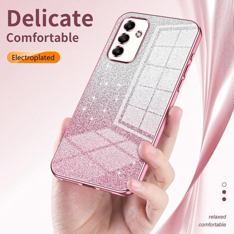 Custodia per telefono elettrolitica in polvere glitterata sfumata, For Samsung Galaxy A13 4G, For Samsung Galaxy S22 Ultra 5G, For Samsung Galaxy S22+ 5G