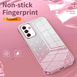 Custodia per telefono elettrolitica in polvere glitterata sfumata, For Samsung Galaxy A14 5G, For Samsung Galaxy A12 4G / 5G, For Samsung Galaxy A13 5G / A04s