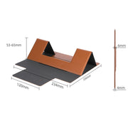 Supporto pieghevole per laptop magnetico per tablet in pelle PU, Magnetic PU Leather Folding Holder
