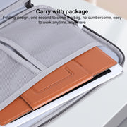 Supporto pieghevole per laptop magnetico per tablet in pelle PU, Magnetic PU Leather Folding Holder
