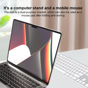 Supporto pieghevole per laptop magnetico per tablet in pelle PU, Magnetic PU Leather Folding Holder