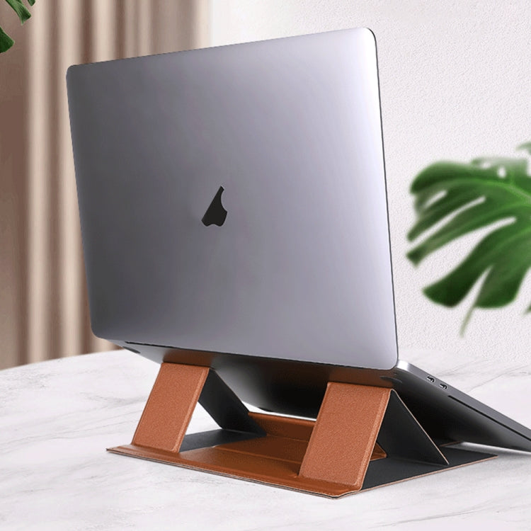 Supporto pieghevole per laptop magnetico per tablet in pelle PU, Magnetic PU Leather Folding Holder