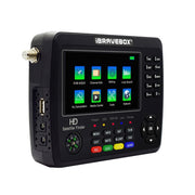 iBRAVEBOX V10 Finder Max Display da 4,3 pollici Cercatore di segnale per misuratore satellitare digitale, supporto DVB-S/S2/S2X, EU Plug, US Plug, UK Plug, AU Plug