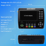 iBRAVEBOX V10 Finder segnale satellitare 4,3" LCD