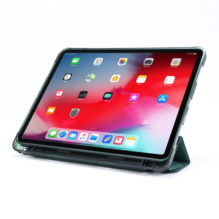 Flip orizzontale multi-pieghevole in pelle PU + custodia in TPU antiurto con supporto e slot per penna, For iPad Pro 11 (2020/2018), For iPad Air 13 2024 / Pro 12.9 2022 / 2021