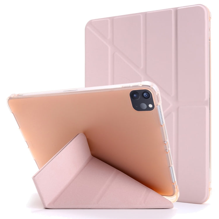 Flip orizzontale multi-pieghevole in pelle PU + custodia in TPU antiurto con supporto e slot per penna, For iPad Pro 11 (2020/2018), For iPad Air 13 2024 / Pro 12.9 2022 / 2021