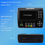 iBRAVEBOX V10 Finder Pro Display 4,3" Rilevatore Segnali Satellit