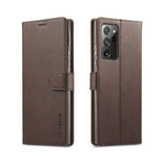 Custodia portafoglio in pelle con slot carte per smartphone compa