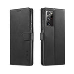 Custodia portafoglio in pelle con slot carte per smartphone compa