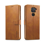 Custodia portafoglio in pelle con slot carte per smartphone compa