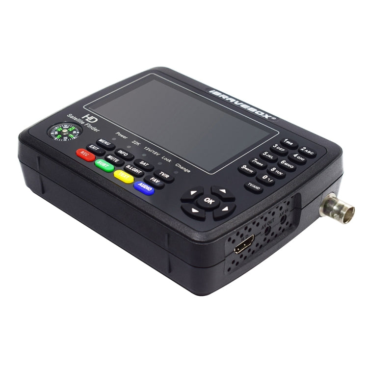 iBRAVEBOX V10 Finder Pro+ Rilevatore segnali satellitari 4,3"