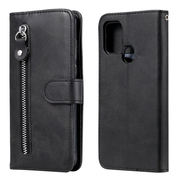 Custodia portafoglio in pelle con zip per Samsung Galaxy A51 5G