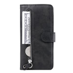 Custodia portafoglio in pelle con zip per Samsung Galaxy A51 5G