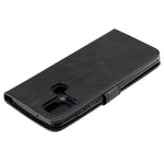 Custodia portafoglio in pelle con zip per Samsung Galaxy A51 5G