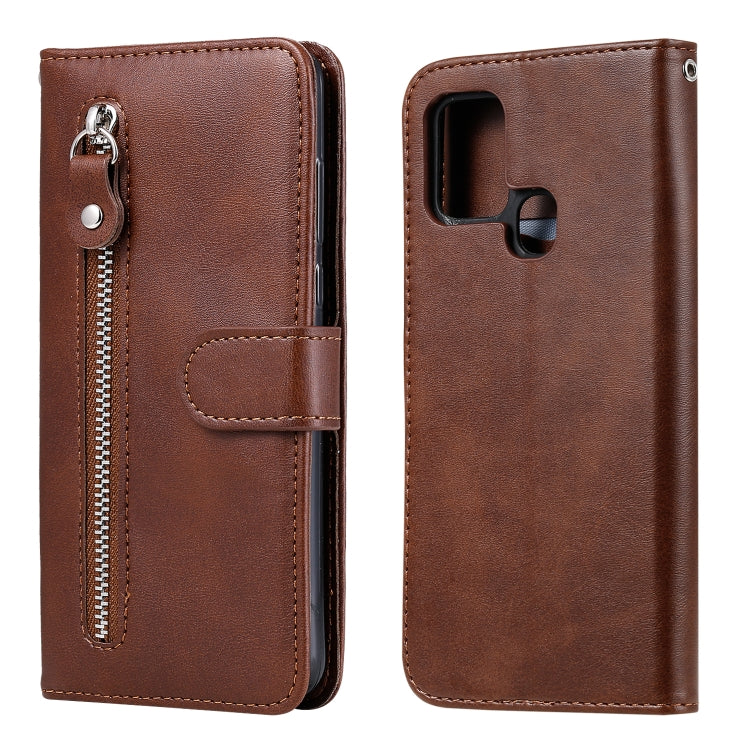 Custodia portafoglio in pelle con zip per Samsung Galaxy A51 5G