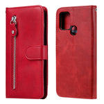 Custodia portafoglio in pelle con zip per Samsung Galaxy A51 5G