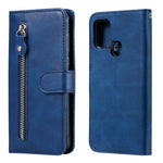 Custodia portafoglio in pelle con zip per Samsung Galaxy A51 5G