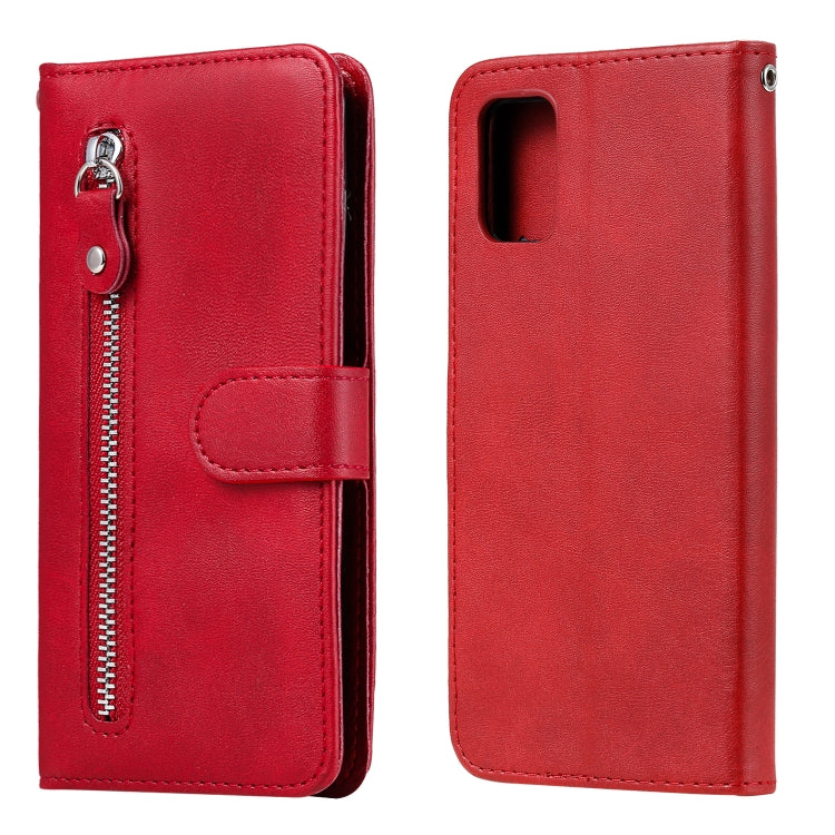 Custodia portafoglio in pelle con zip per Samsung Galaxy A51 5G