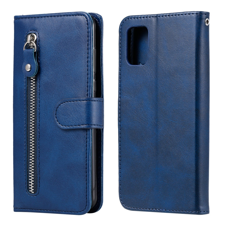 Custodia portafoglio in pelle con zip per Samsung Galaxy A51 5G