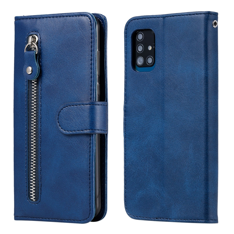 Custodia portafoglio in pelle con zip per Samsung Galaxy A51 5G
