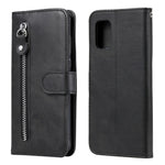 Custodia portafoglio in pelle con zip per Samsung Galaxy A51 5G