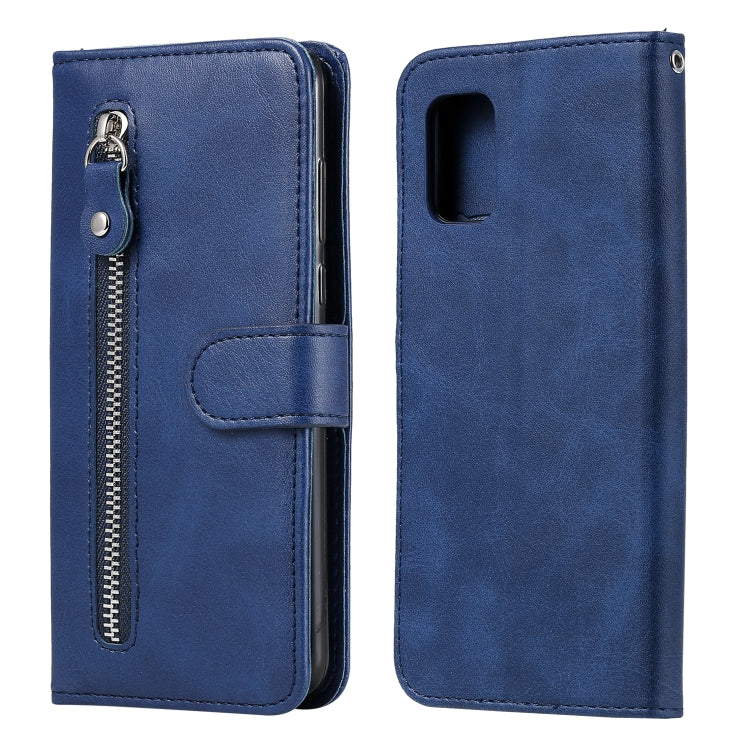 Custodia portafoglio in pelle con zip per Samsung Galaxy A51 5G