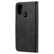 Custodia portafoglio in pelle con zip per Samsung Galaxy M31