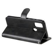 Custodia portafoglio in pelle con zip per Samsung Galaxy M31