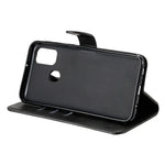 Custodia portafoglio in pelle con zip per Samsung Galaxy M31