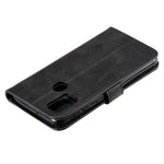 Custodia portafoglio in pelle con zip per Samsung Galaxy M31