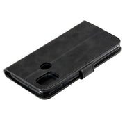 Custodia portafoglio in pelle con zip per Samsung Galaxy M31