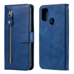 Custodia portafoglio in pelle con zip per Samsung Galaxy M31