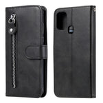 Custodia portafoglio in pelle con zip per Samsung Galaxy M31