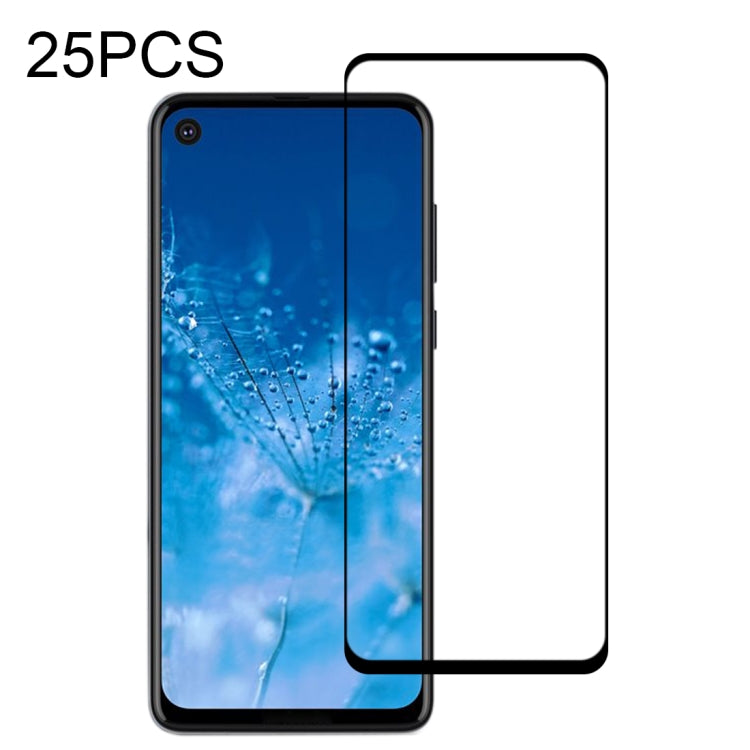 Pellicola in vetro temperato a schermo intero con colla intera da 25 pezzi, For Motorola Moto P40 Power, For Motorola Moto E7, For Motorola Moto G Fast, For Motorola Moto G9 Plus, For Motorola Moto P50, For Motorola Moto E6, For Motorola Moto E6 Plus  ...