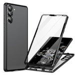 Custodia per telefono in vetro temperato magnetico in metallo HD a copertura totale, For Samsung Galaxy S25 Ultra 5G, For Samsung Galaxy S24 Ultra 5G, For Samsung Galaxy S24+ 5G, For Samsung Galaxy S24 5G