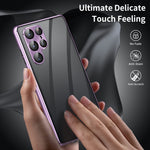 Custodia per telefono in vetro temperato magnetico in metallo HD a copertura totale, For Samsung Galaxy S25 Ultra 5G, For Samsung Galaxy S24 Ultra 5G, For Samsung Galaxy S24+ 5G, For Samsung Galaxy S24 5G
