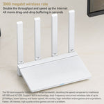Il router CPU dual-band da 1,3 GHz originale Xiaomi AX3000T da 2,4 GHz/5 GHz supporta la connessione NFC, presa americana, AX3000T