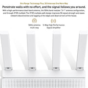 Il router CPU dual-band da 1,3 GHz originale Xiaomi AX3000T da 2,4 GHz/5 GHz supporta la connessione NFC, presa americana, AX3000T