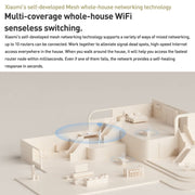 Il router CPU dual-band da 1,3 GHz originale Xiaomi AX3000T da 2,4 GHz/5 GHz supporta la connessione NFC, presa americana, AX3000T