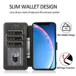 Custodia in pelle con chiusura magnetica per iPhone 12 e 12 Pro