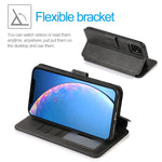 Custodia in pelle con chiusura magnetica per iPhone 12 e 12 Pro