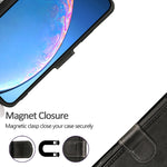Custodia in pelle con chiusura magnetica per iPhone 12 e 12 Pro