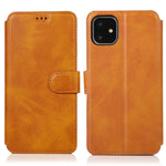 Custodia in pelle con chiusura magnetica per iPhone 12 e 12 Pro